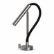 FILER Gunmetal flexible-neck dual-mode basin faucet on white background