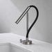 FILER flexible-neck basin faucet in gunmetal installed hero