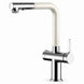FILER Pull-Out Kitchen Faucet with Optional Filtered-Water Outlet — Upgraded 3-in-1 / Cream White — white-background product view