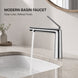 FILER modern Polished Chrome basin faucet with focused water flow