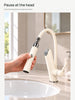 Head button temporarily pauses water with main mixer open