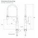 FILER L3 brass model dimensions and mounting diagram