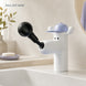 White Bichon Pull-Out dog-shaped basin faucet