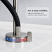 FILER flexible-neck basin faucet hot and cold control with temperature indicator