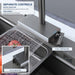 FILER kitchen faucet outlet selector and hot and cold controls