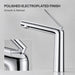 FILER Polished Chrome basin faucet electroplated finish detail