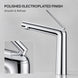 FILER Polished Chrome basin faucet electroplated finish detail