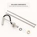 FILER flexible-neck basin faucet included components