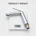 FILER solid-brass basin faucet confirmed 890 gram net weight
