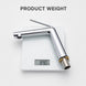 FILER solid-brass basin faucet confirmed 890 gram net weight