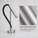 FILER flexible-neck basin faucet 304 stainless-steel body