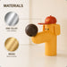 FILER Golden Dog Standard faucet brass body, brass nose and zinc-alloy cap handle