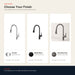 Chrome, matte black and gunmetal gray faucet finish comparison