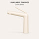 FILER modern basin faucet Cream White finish