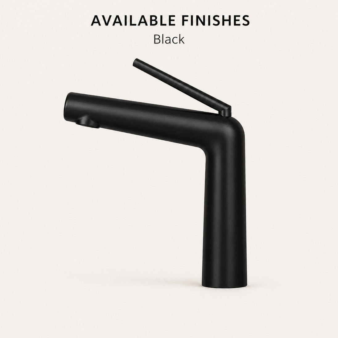 FILER modern basin faucet Black finish