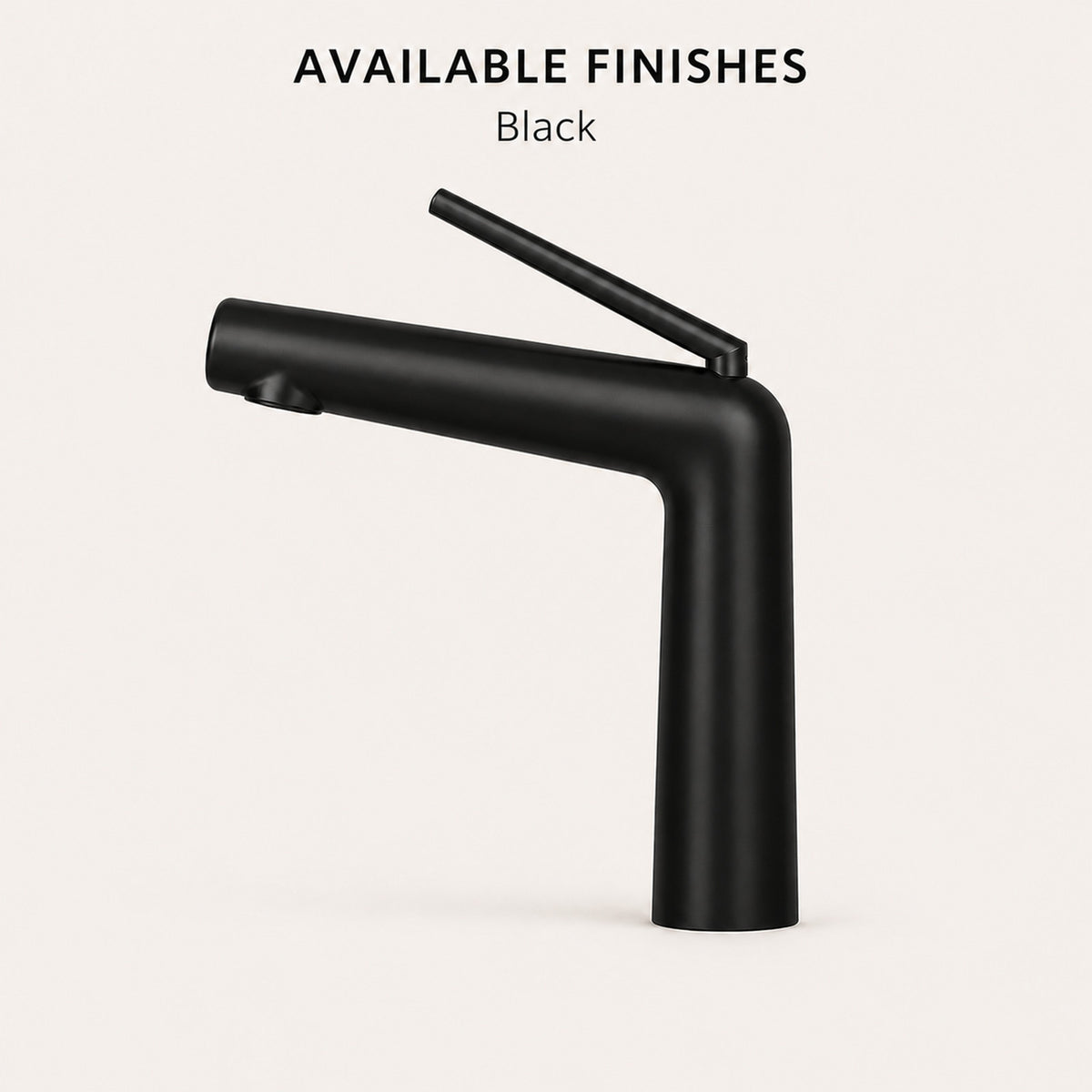 FILER modern basin faucet Black finish