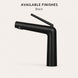 FILER modern basin faucet Black finish