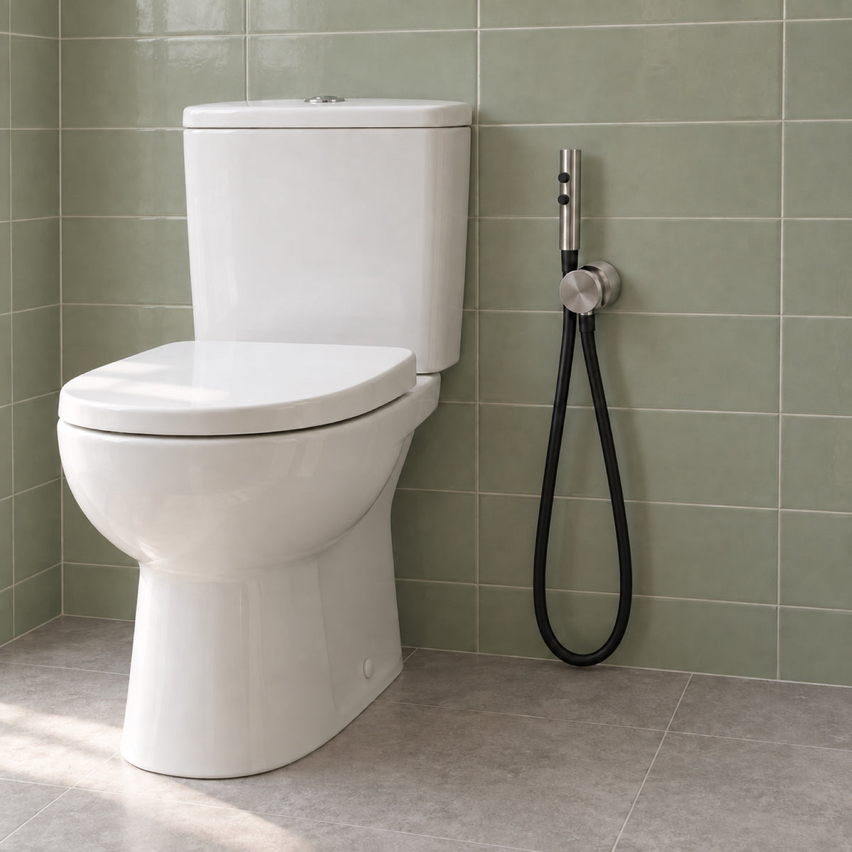 FILER P2 Dual-Button Bidet Sprayer with 1.5 m Hose — bathroom scene