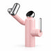 FILER Articulated Basin Faucet with Digital Temperature Display — Standard / Pink — white-background product view