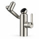 FILER Articulated Basin Faucet with Digital Temperature Display — Standard / Brushed Nickel — white-background product view
