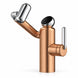 FILER Articulated Basin Faucet with Digital Temperature Display — Standard / Brushed Rose Gold — white-background product view