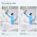 FILER Articulated Basin Faucet with Digital Temperature Display — water modes