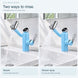 FILER Articulated Basin Faucet with Digital Temperature Display — water modes
