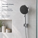 FILER silver handshower installed with PVC hose and holder; accessories depend on selected set