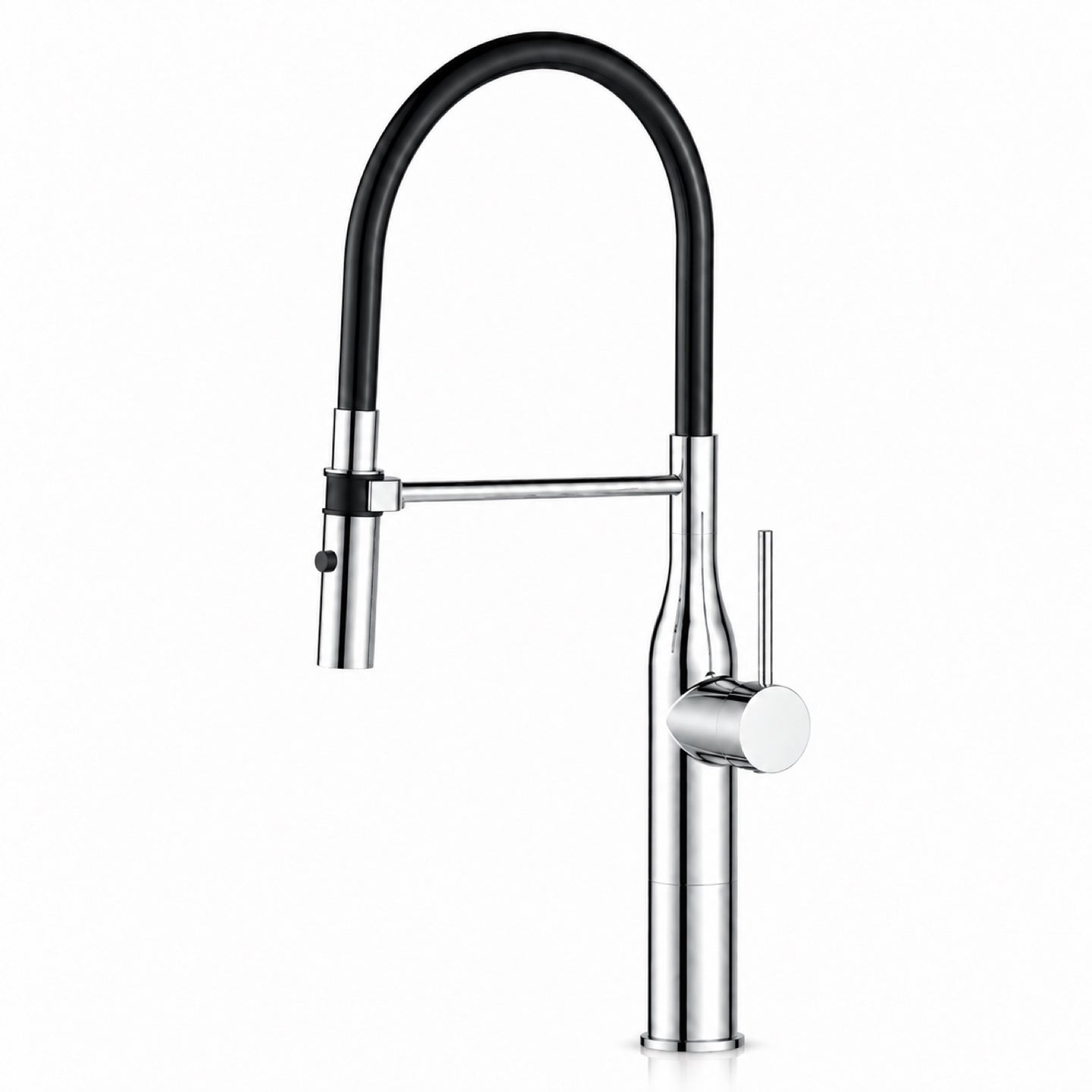 FILER L3 brass kitchen faucet in Polished Chrome on white background
