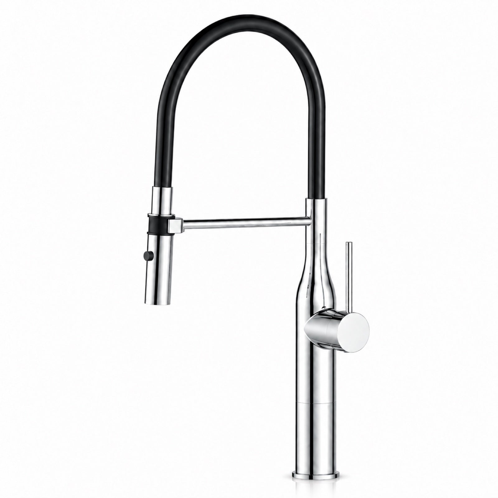 FILER L3 brass kitchen faucet in Polished Chrome on white background