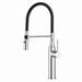 FILER L3 brass kitchen faucet in Polished Chrome on white background