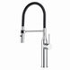 FILER L3 brass kitchen faucet in Polished Chrome on white background