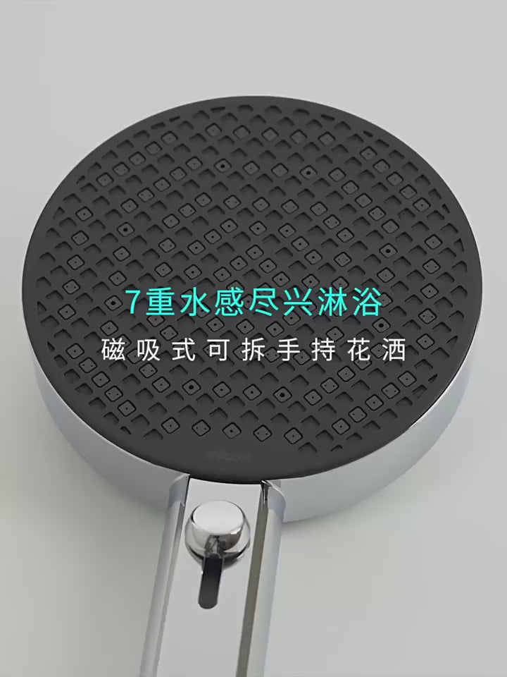 Supplier demonstration of this handshower series; included accessories follow selected configuration; original Chinese captions