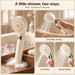 FILER cream and walnut-effect shower set — mini hand shower spray modes