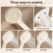 FILER cream and walnut-effect shower set — main hand shower spray modes